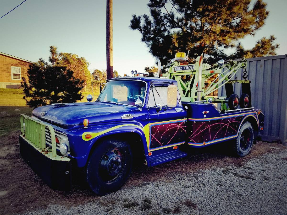 1963 Ford F60 Tow Truck W 54k Miles Deadclutch