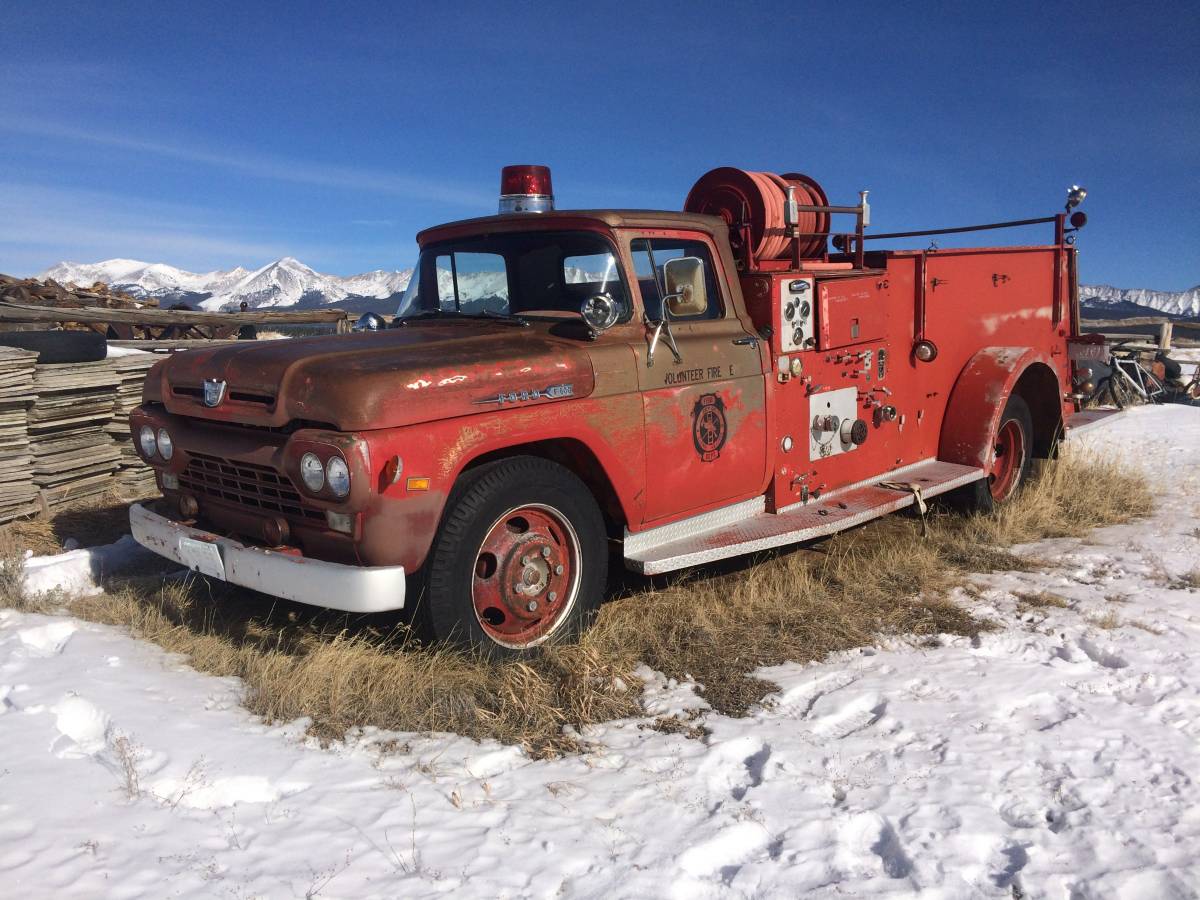 Ford f Fire Truck