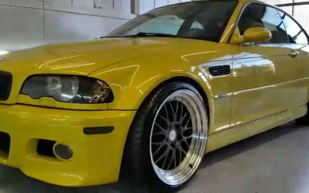 2001 BMW M3 In Phoenix Yellow