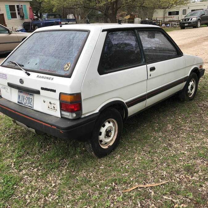 1988 Subaru Justy GL Project w/ 73k Miles