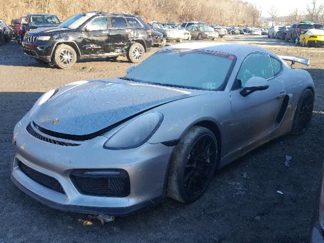 2016 Porsche Cayman GT4 Running Salvage