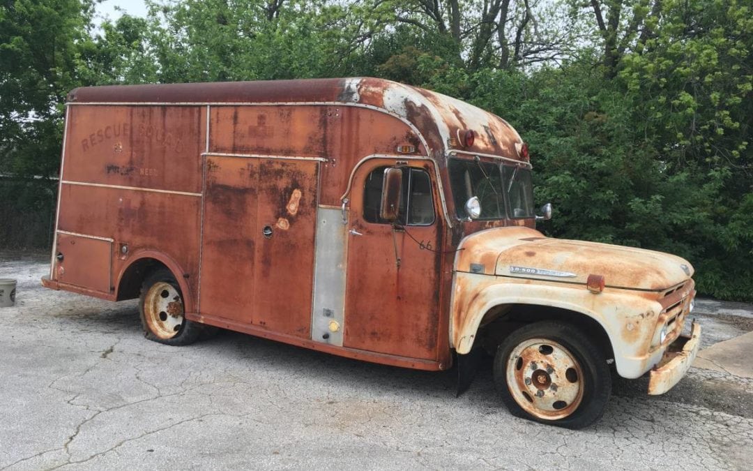 1962 Ford Gerstenslager Rescue Truck Fire/EMT/Ambulance