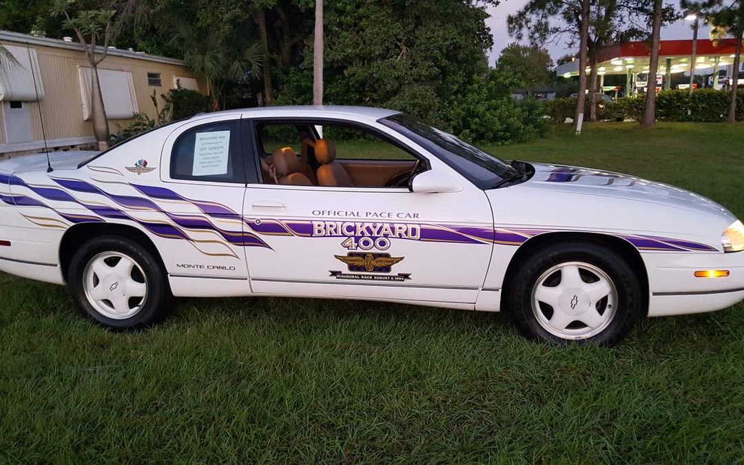 1995 Chevrolet Monte Carlo Brickyard 400 Jeff Gordon Signed Pace Car