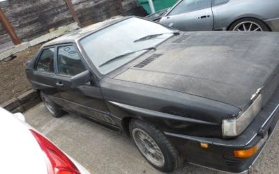 1983 Audi Ur-quattro RHD Barn Find Project w/ Running Engine