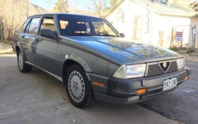 1988 Alfa Romeo Milano Verde V6 5 Speed w/ 1 Owner For 25 Years