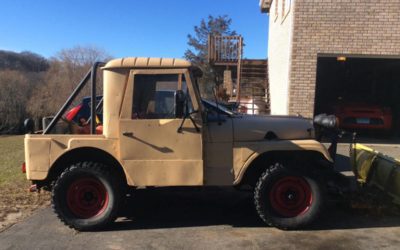 1962 Jeep CJ5 Tin Top Snow Plow