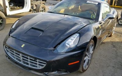 2012 Ferrari California Front End Damage Salvage Runs & Drives