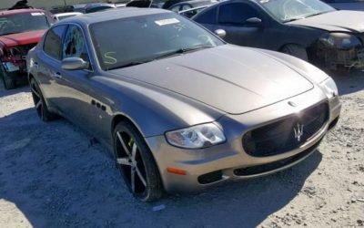 2007 Maserati Quattroporte M139 Vandalism Salvage Runs & Drives