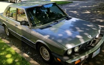 1985 BMW 524td Auto Turbo Diesel All Original