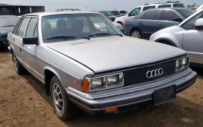 1981 Audi 5000 S FI Donated Vehicle – Factory Original w/ 45k Miles