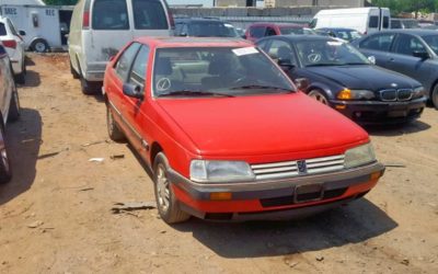 1992 Peugeot 405 MI16 5 Speed Donated Vehicle – Runs & Drives