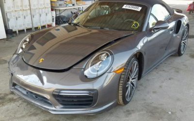 2019 Porsche 911 Turbo Convertible Front Damage Salvage Runs & Drives