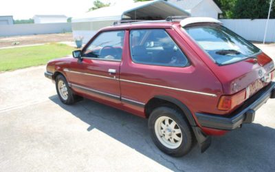 1986 Subaru GL Hatchback Coupe 5 Speed