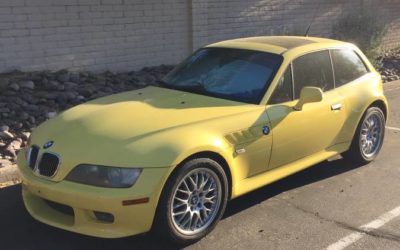 2001 BMW Z3 Coupe 3.0 5 Speed Factory Dakar Yellow