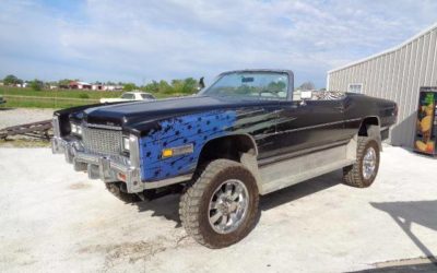 1976 Cadillac Eldorado Convertible On 1 Ton 4×4 Chassis