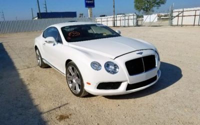 2014 Bentley Continental GT Hail / Bumper Damage Salvage Runs & Drives