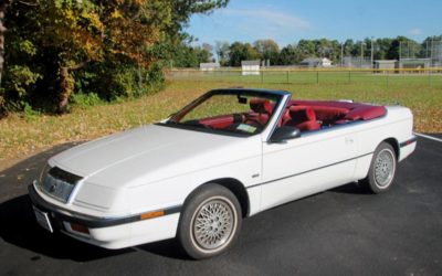 1992 Chrysler LeBaron Convertible V6 All Original w/ 84k Miles