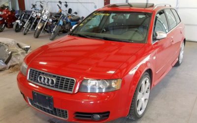 2004 Audi S4 Quattro Avant 6 Speed Hail Damage Salvage Runs & Drives